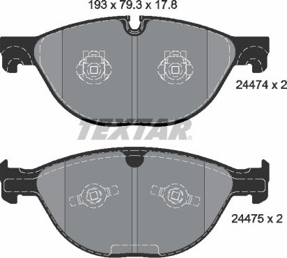 Textar 2447401 - Jarrupala, levyjarru inparts.fi