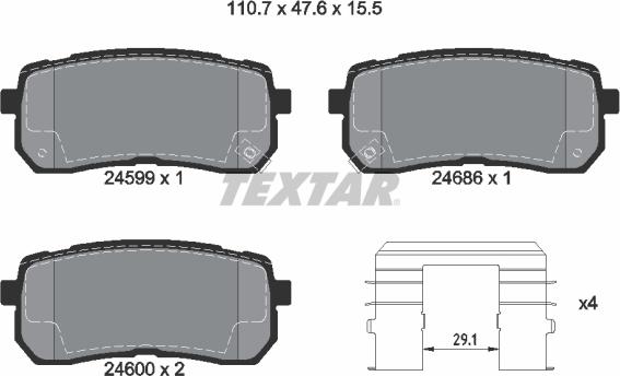 Textar 2459901 - Jarrupala, levyjarru inparts.fi