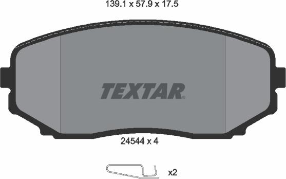 Textar 2454401 - Jarrupala, levyjarru inparts.fi