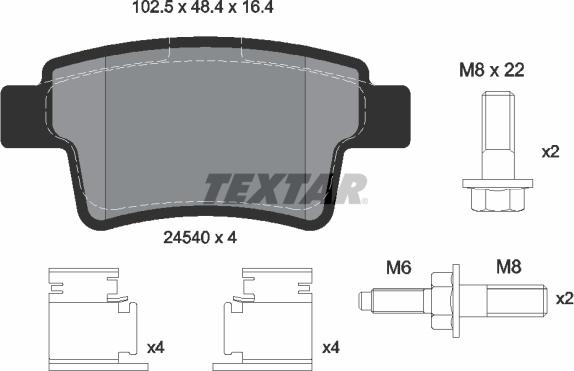 Textar 2454001 - Jarrupala, levyjarru inparts.fi