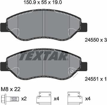 Textar 2455001 - Jarrupala, levyjarru inparts.fi