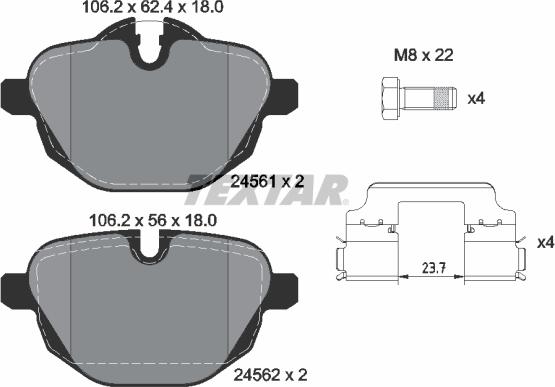 Textar 2456181 - Jarrupala, levyjarru inparts.fi