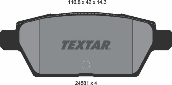 Textar 2458102 - Jarrupala, levyjarru inparts.fi