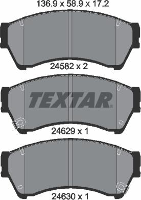 Textar 2458206 - Jarrupala, levyjarru inparts.fi