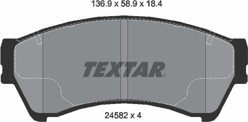 Textar 2458201 - Jarrupala, levyjarru inparts.fi