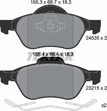 Textar 2453501 - Jarrupala, levyjarru inparts.fi