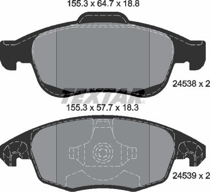 Textar 2453801 - Jarrupala, levyjarru inparts.fi