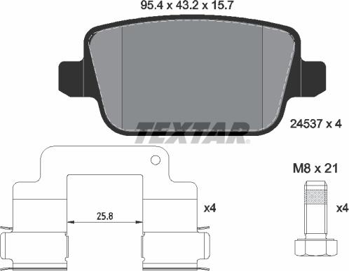 Textar 2453701 - Jarrupala, levyjarru inparts.fi