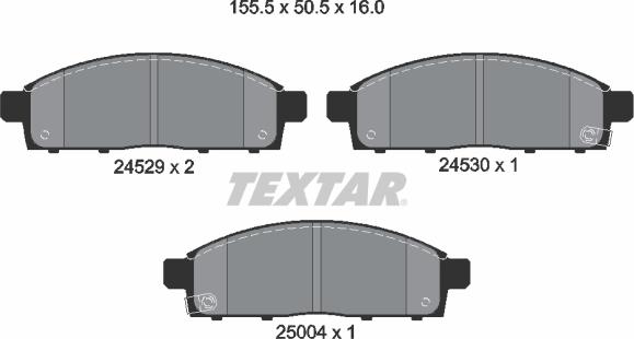 Textar 2452905 - Jarrupala, levyjarru inparts.fi