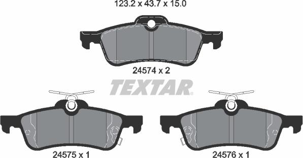 Textar 2457401 - Jarrupala, levyjarru inparts.fi