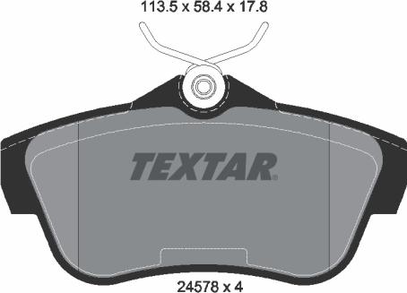 Textar 2457803 - Jarrupala, levyjarru inparts.fi