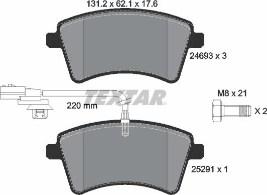 Textar 2469306 - Jarrupala, levyjarru inparts.fi