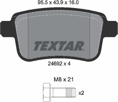 Textar 2469204 - Jarrupala, levyjarru inparts.fi