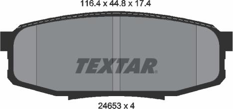 Textar 2465301 - Jarrupala, levyjarru inparts.fi