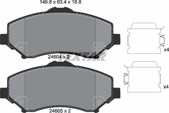 Textar 2460401 - Jarrupala, levyjarru inparts.fi