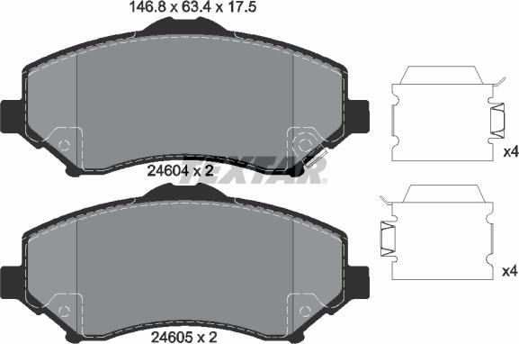 Textar 2460402 - Jarrupala, levyjarru inparts.fi