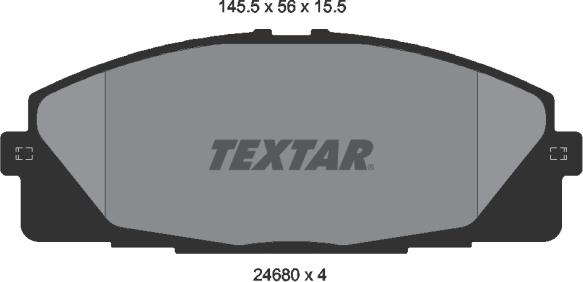 Textar 2468001 - Jarrupala, levyjarru inparts.fi