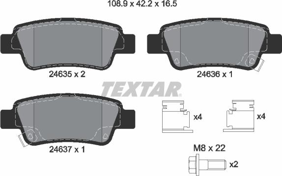 Textar 2463501 - Jarrupala, levyjarru inparts.fi