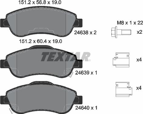 Textar 2463801 - Jarrupala, levyjarru inparts.fi