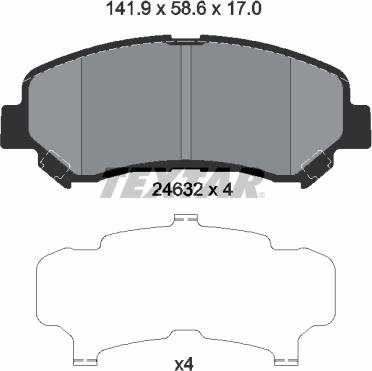 Textar 2463201 - Jarrupala, levyjarru inparts.fi