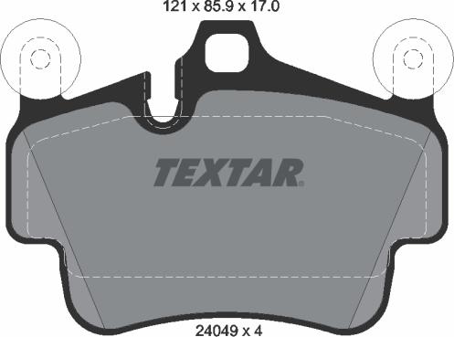 Textar 2404901 - Jarrupala, levyjarru inparts.fi