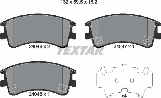 Textar 2404601 - Jarrupala, levyjarru inparts.fi