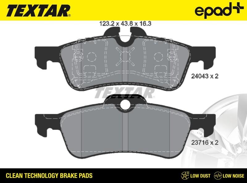 Textar 2404301CP - Jarrupala, levyjarru inparts.fi