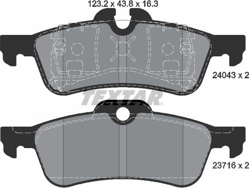 Textar 2404301 - Jarrupala, levyjarru inparts.fi