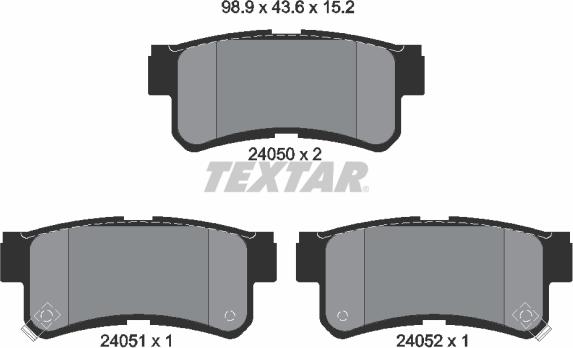 Textar 2405001 - Jarrupala, levyjarru inparts.fi