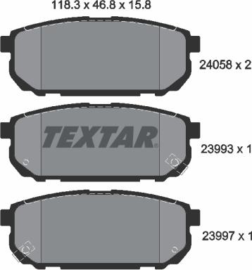 Textar 2405801 - Jarrupala, levyjarru inparts.fi