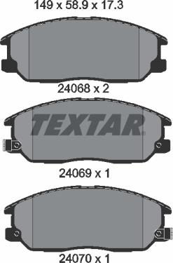 Textar 2406801 - Jarrupala, levyjarru inparts.fi