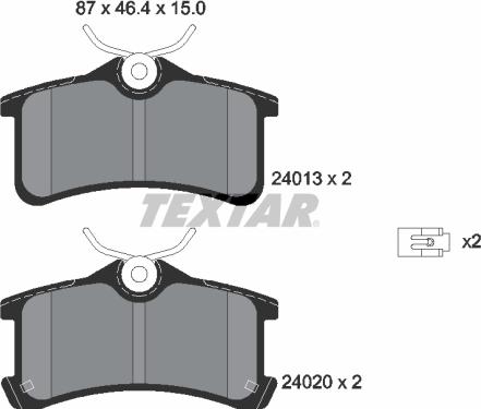 Textar 2401301 - Jarrupala, levyjarru inparts.fi