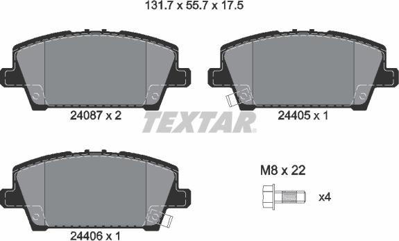 Textar 2408701 - Jarrupala, levyjarru inparts.fi