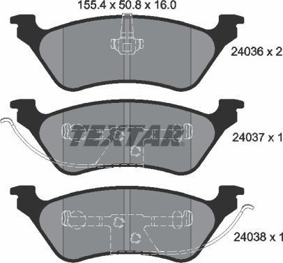 Textar 2403601 - Jarrupala, levyjarru inparts.fi