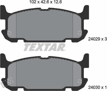 Textar 2402901 - Jarrupala, levyjarru inparts.fi