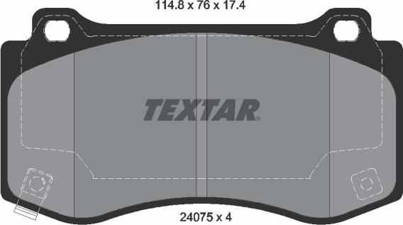 Textar 2407501 - Jarrupala, levyjarru inparts.fi