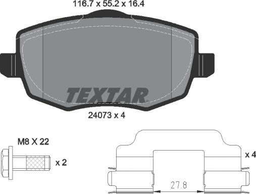 Textar 2407301 - Jarrupala, levyjarru inparts.fi