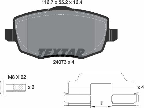 Textar 2407302 - Jarrupala, levyjarru inparts.fi