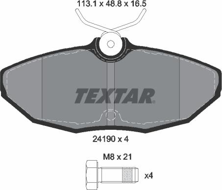 Textar 2419001 - Jarrupala, levyjarru inparts.fi