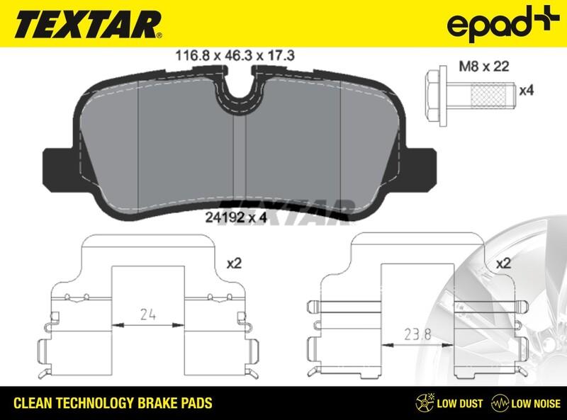 Textar 2419204CP - Jarrupala, levyjarru inparts.fi