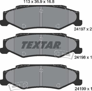 Textar 2419701 - Jarrupala, levyjarru inparts.fi