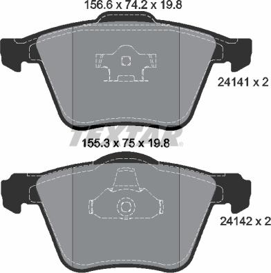 Textar 2414101 - Jarrupala, levyjarru inparts.fi