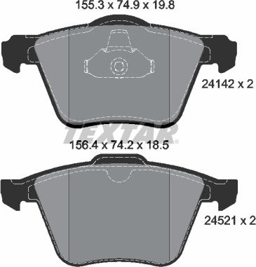 Textar 2414201 - Jarrupala, levyjarru inparts.fi