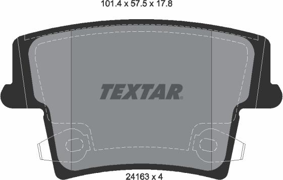 Textar 2416301 - Jarrupala, levyjarru inparts.fi