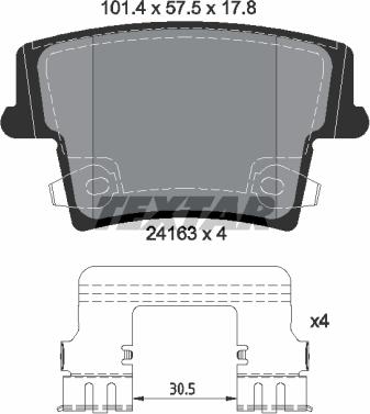 Textar 2416303 - Jarrupala, levyjarru inparts.fi