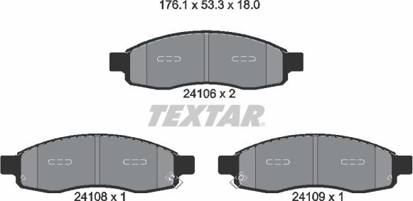 Textar 2410601 - Jarrupala, levyjarru inparts.fi