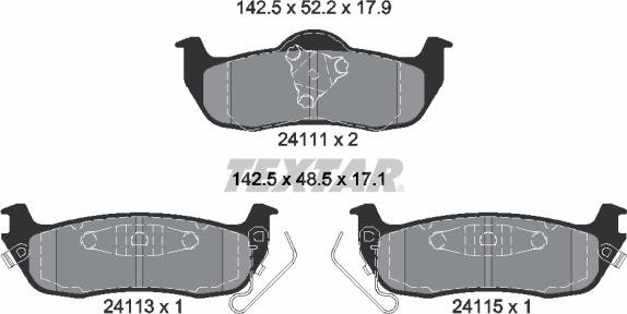 Textar 2411101 - Jarrupala, levyjarru inparts.fi