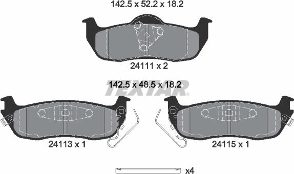 Textar 2411103 - Jarrupala, levyjarru inparts.fi