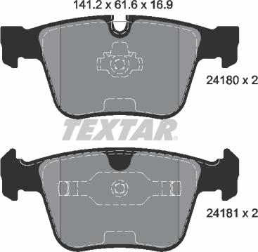 Textar 2418001 - Jarrupala, levyjarru inparts.fi