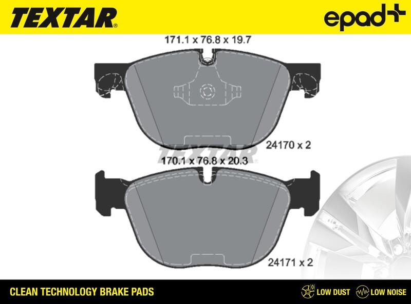 Textar 2417001CP - Jarrupala, levyjarru inparts.fi